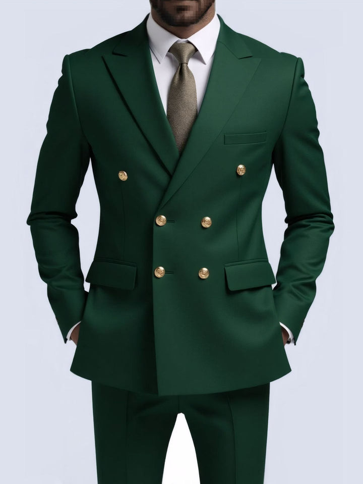 Herr Blazer | Getailleerd Elegant | Dubbelknäppt | Sommar