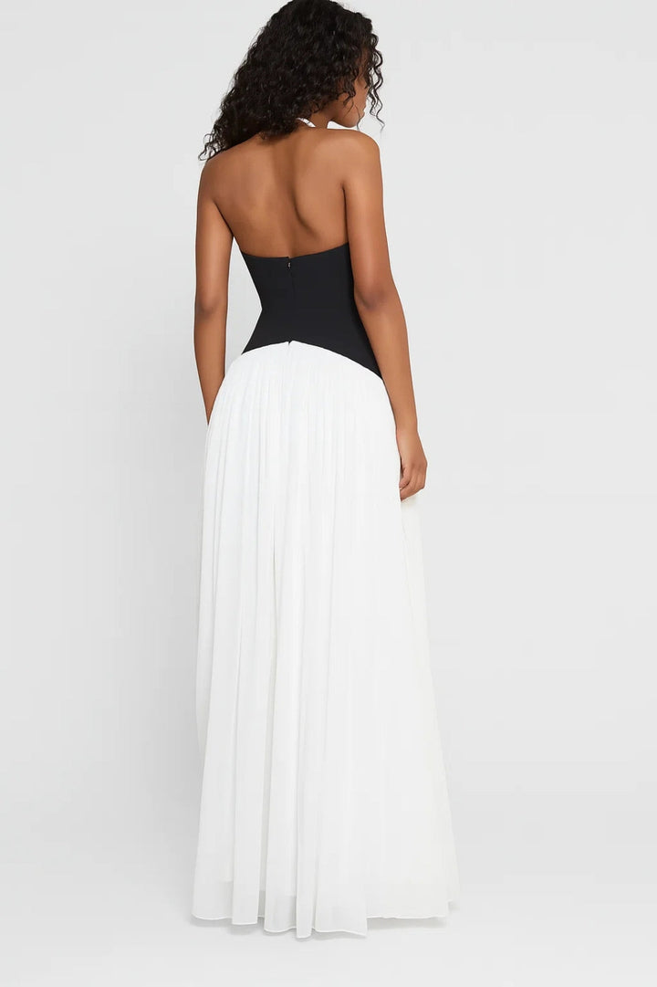 Dam Klänning | Elegant Figurnära | Halterneck | Sommar