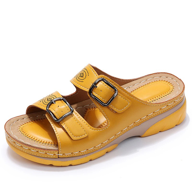 Dam Sandaler | Bekväma | Justerbara Spännen | Sommar