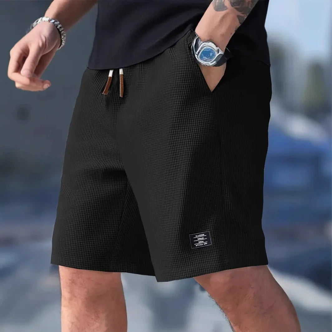 Herr Shorts | Waffle Struktur | Knytband | Sommar