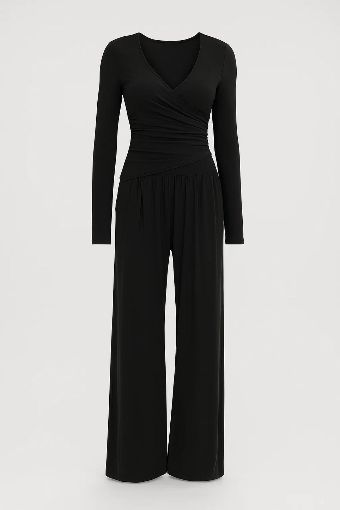 Dam Set | Elegant Vida Byxor | Lång Ärm | Sommar