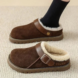 Damtofflor med Plüsch | Skor för Vinter | Varma Snöboots