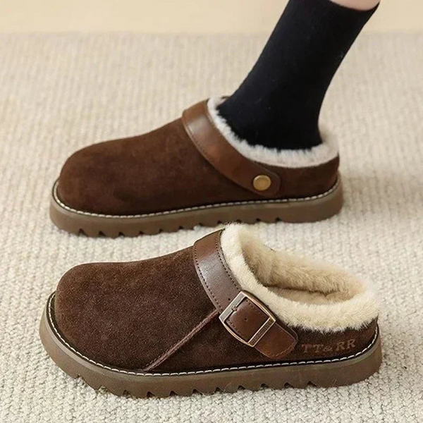 Damtofflor med Plüsch | Skor för Vinter | Varma Snöboots