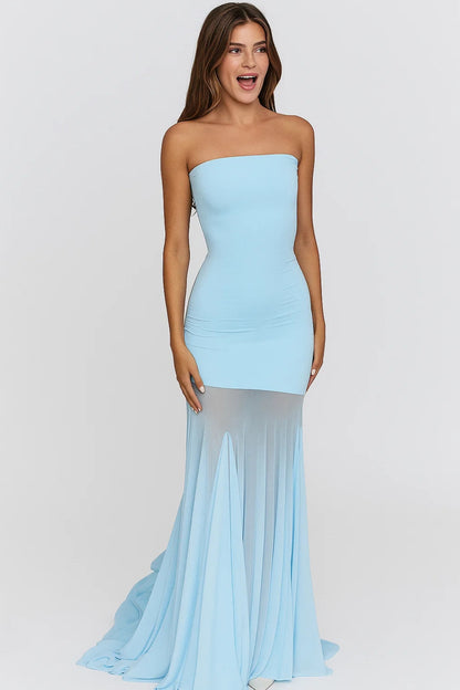 Dam Klänning | Slimfit | Strapless | Sommar