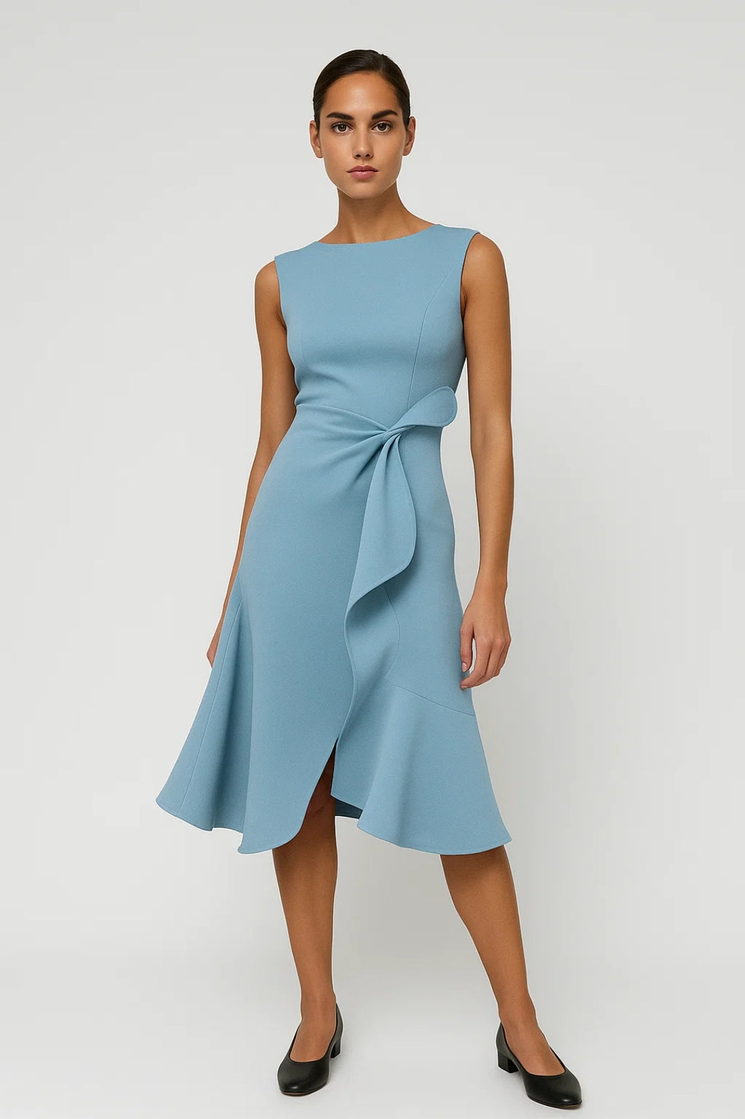 Dam Klänning | Elegant skuren | Midi Längd | Sommar