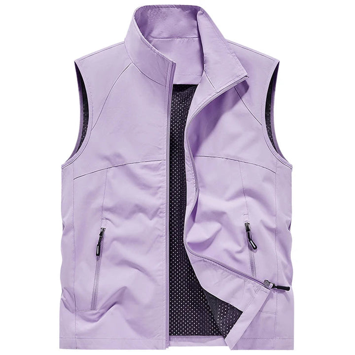 Herr Bodywarmer | Tapered | Lätt Struktur | Sommar