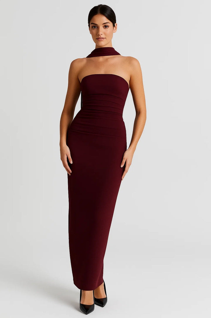 Dam Klänning | Elegant Slimfit | Strapless | Sommar