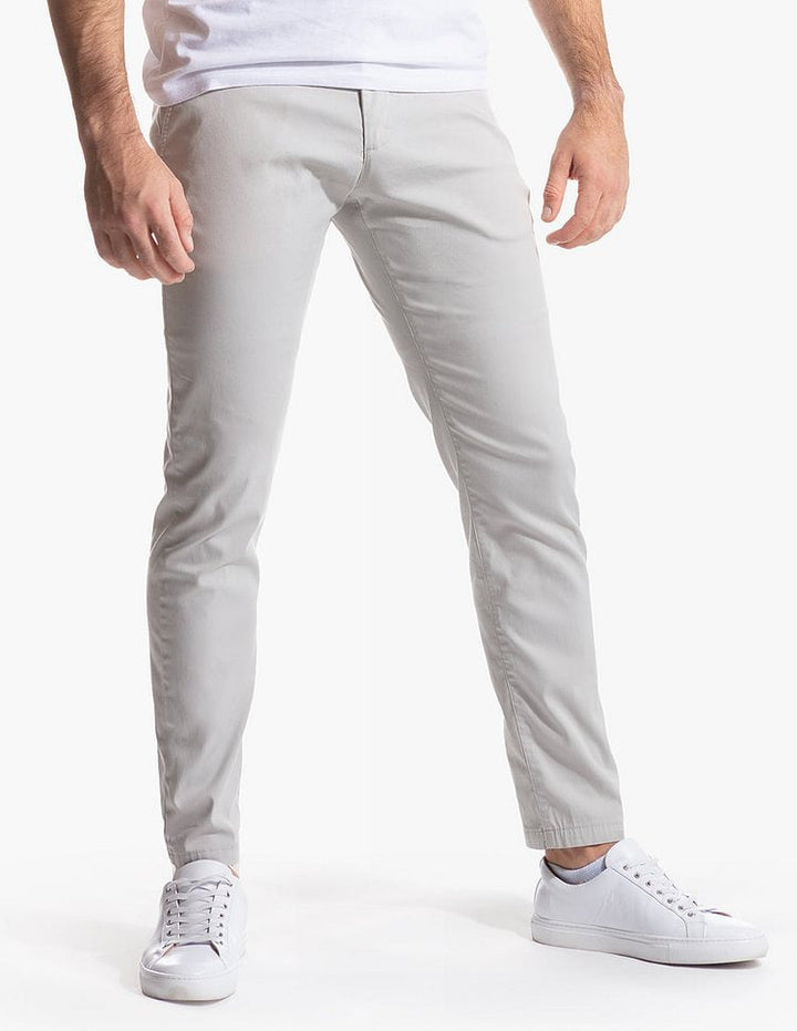 Herr Byxor | Slimfit Straight | Med Knapp | Sommar