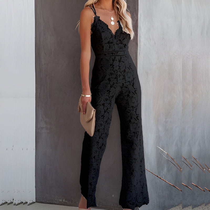 Jumpsuit för Dam | Hög Midja | Elegant & Bekväm | Mjuk Polyesterblandning