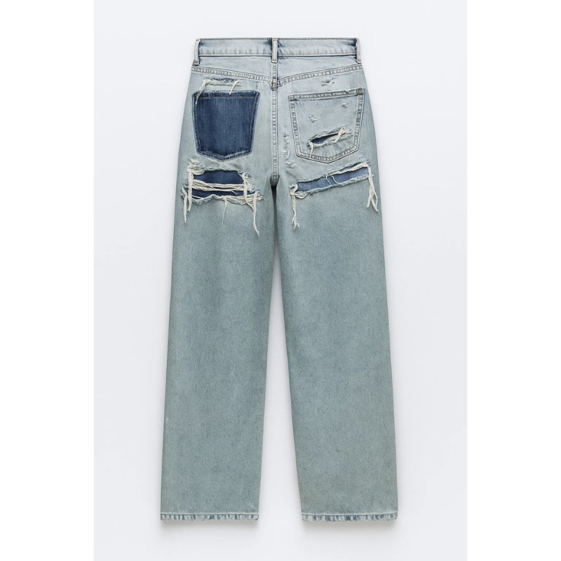 Damjeans | Rak Passform och Hög Midja | Dam Kläder