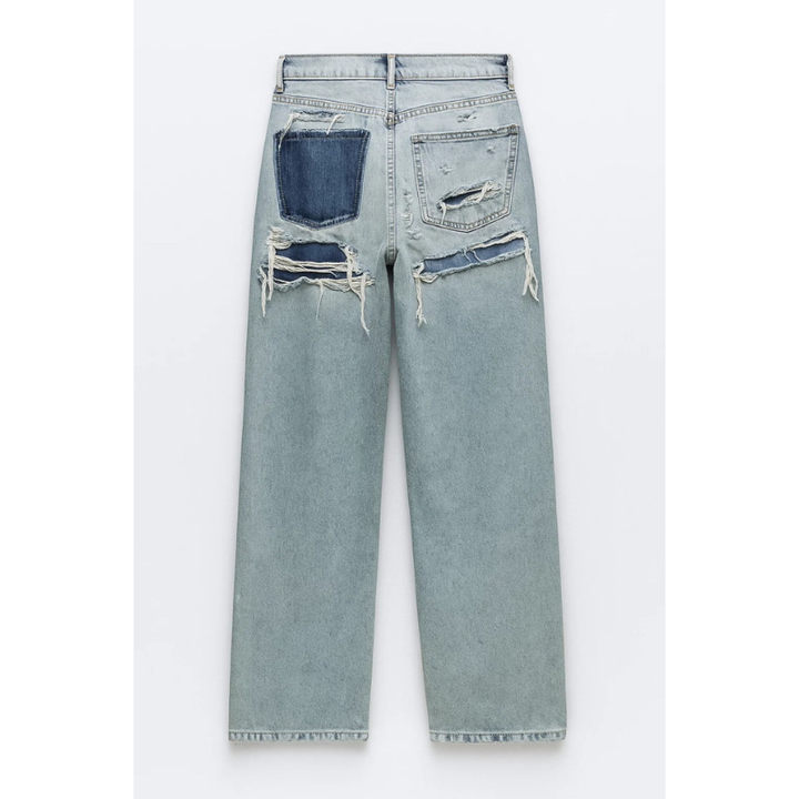 Damjeans | Rak Passform och Hög Midja | Dam Kläder