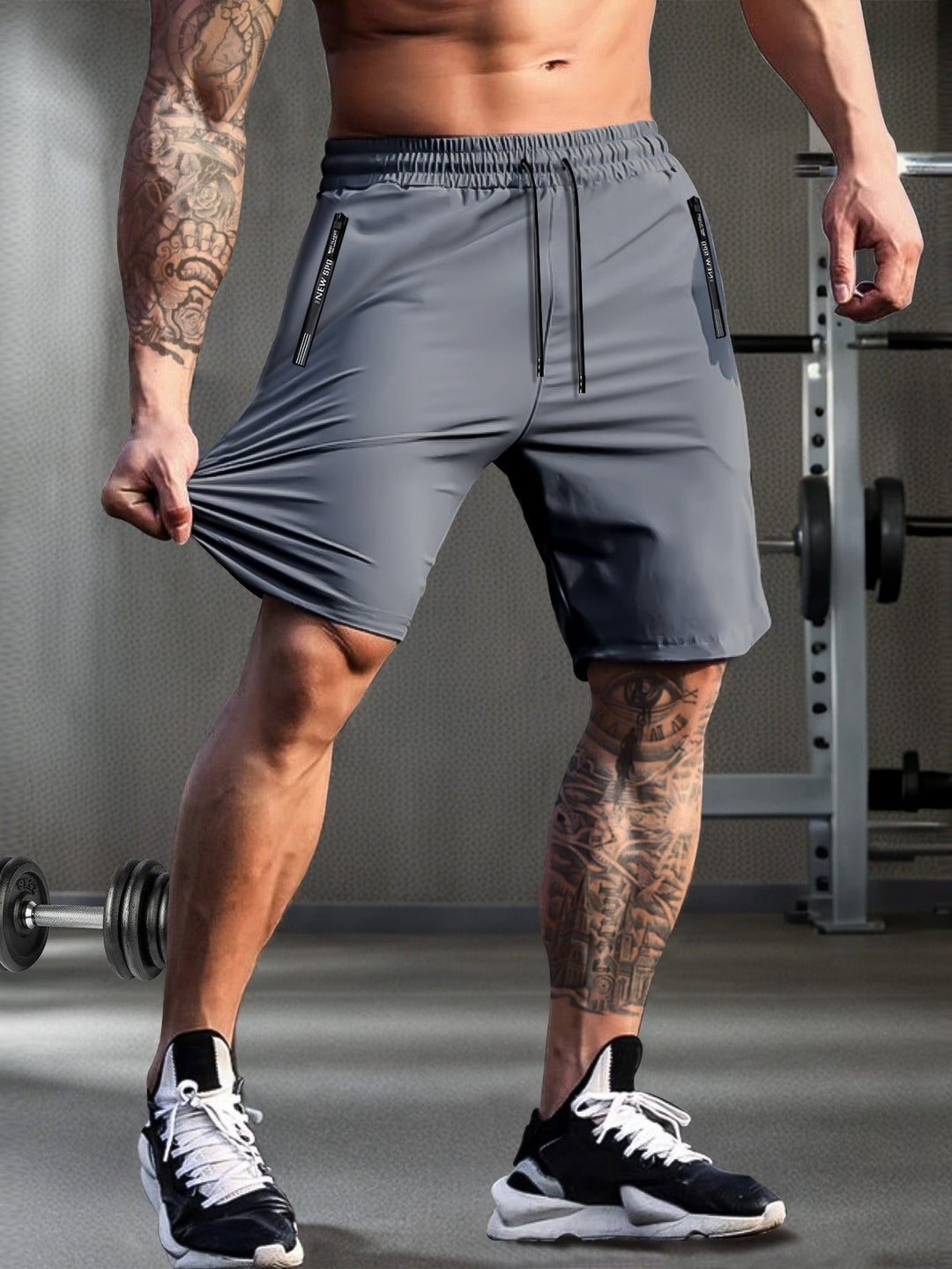 Herr Shorts | Tapered | Elastisk Midja | Sommar