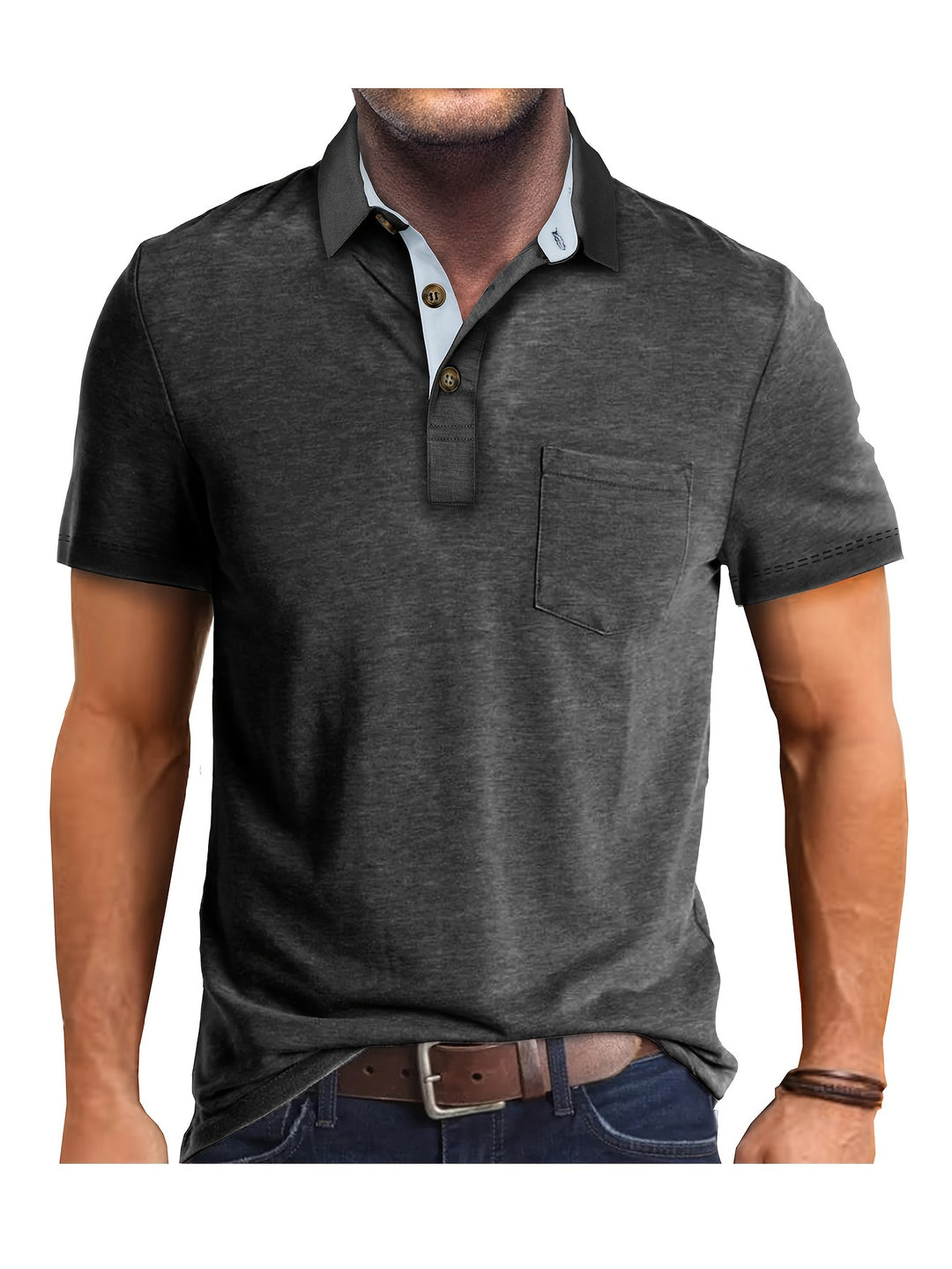 Herr Piké | Regular Fit | Bröstficka | Sommar
