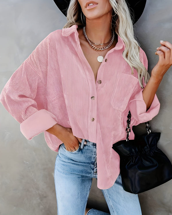 Vinterjacka Dam | Skjortjacka | Långärmad & Bekväm Overshirt