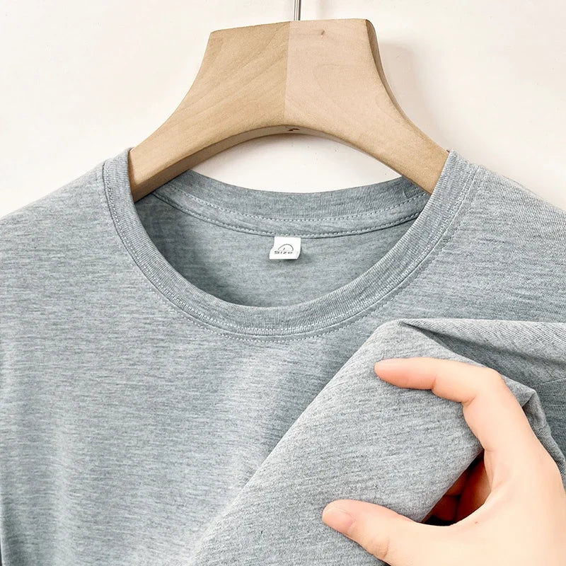 Herr T-shirt | Minimalistisk | Kort Ärm | Sommar