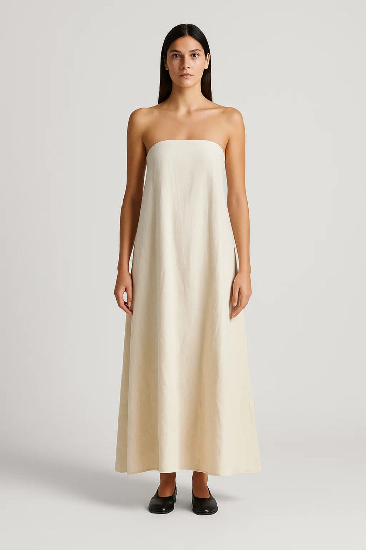 Dam Klänning | Oversized | Strapless | Sommar
