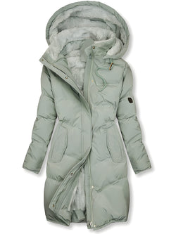 Vinterjacka Dam | Isolerad Hooded Jacka