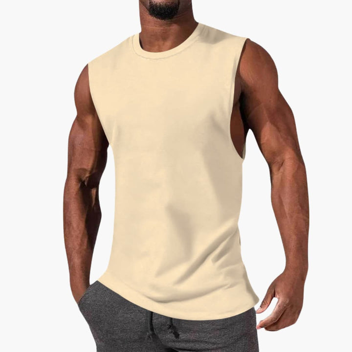 Herr Tanktop | Slim Fit | Ärmlös | Sommar
