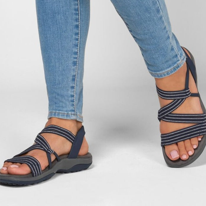 Sandaler för Dam | Bekväma | Elastiska Remmar | Sommar
