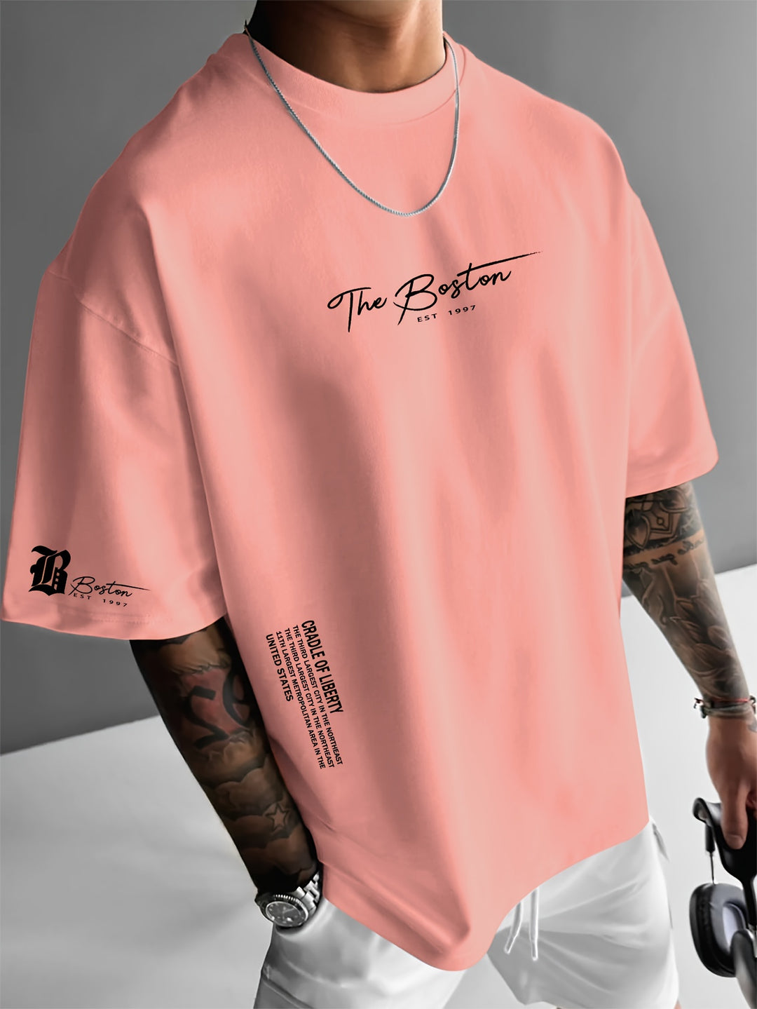 Herr T-shirt | Oversized | Kortärmad | Sommar