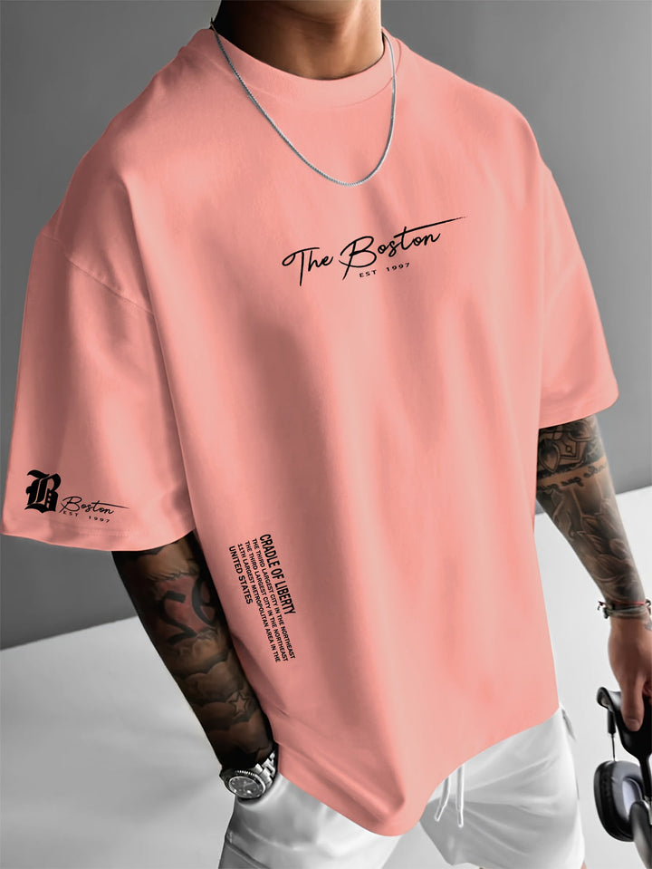 Herr T-shirt | Oversized | Kortärmad | Sommar