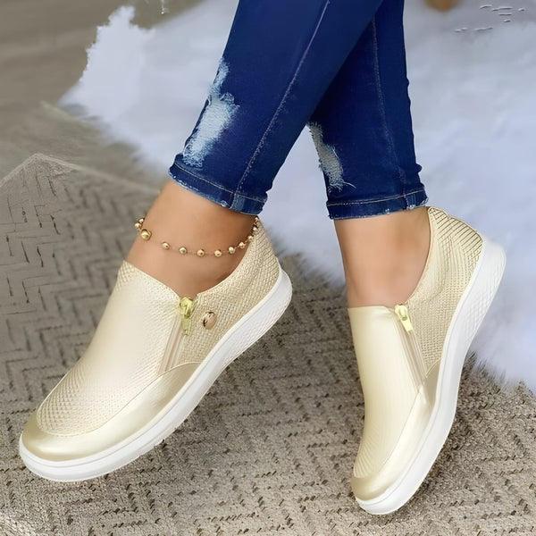 Sneakers Dam | Slip-on Plattformsskor | Casual & Bekväma