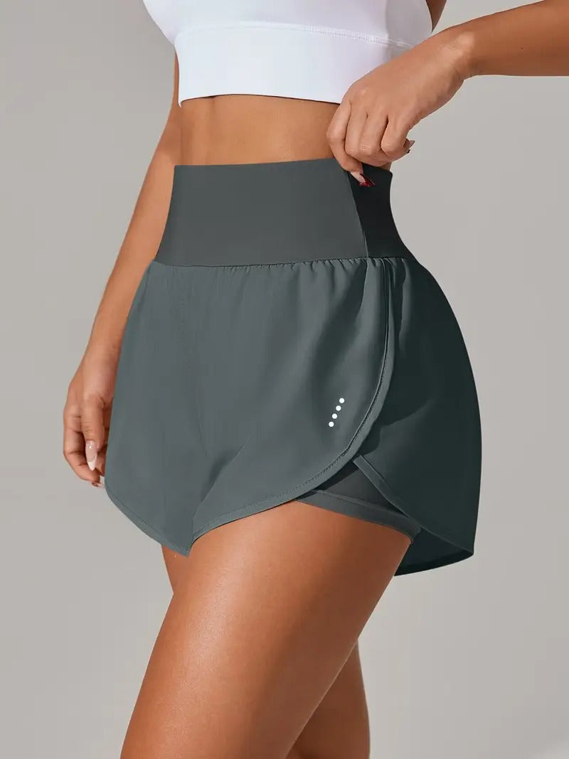 Dam Yoga Shorts | Avslappnad Passform & Hög Midja | Perfekt för Vår, Sommar & Höst