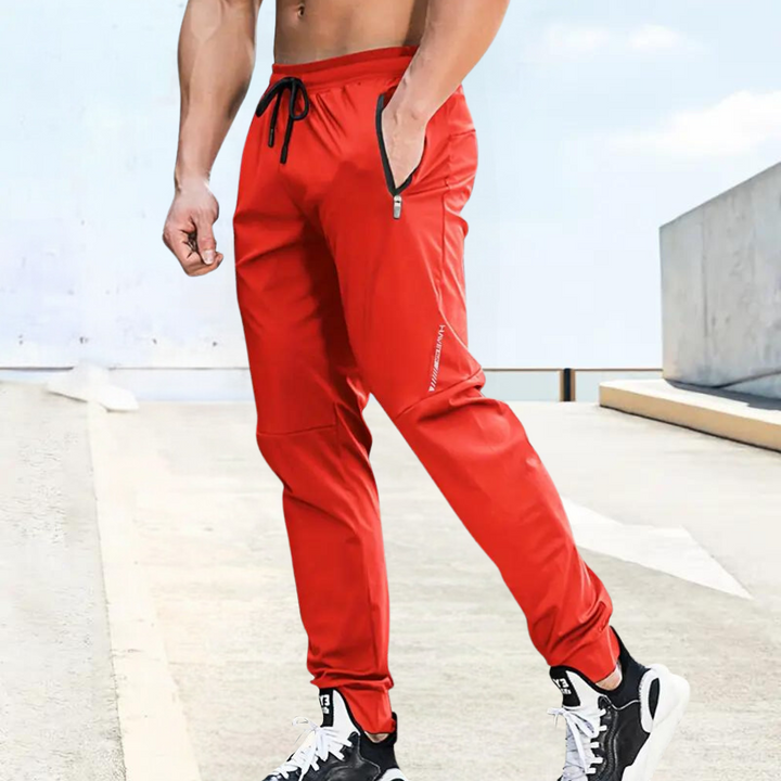 Herr Joggers | Tapered | Med Dragkedja | Sommar