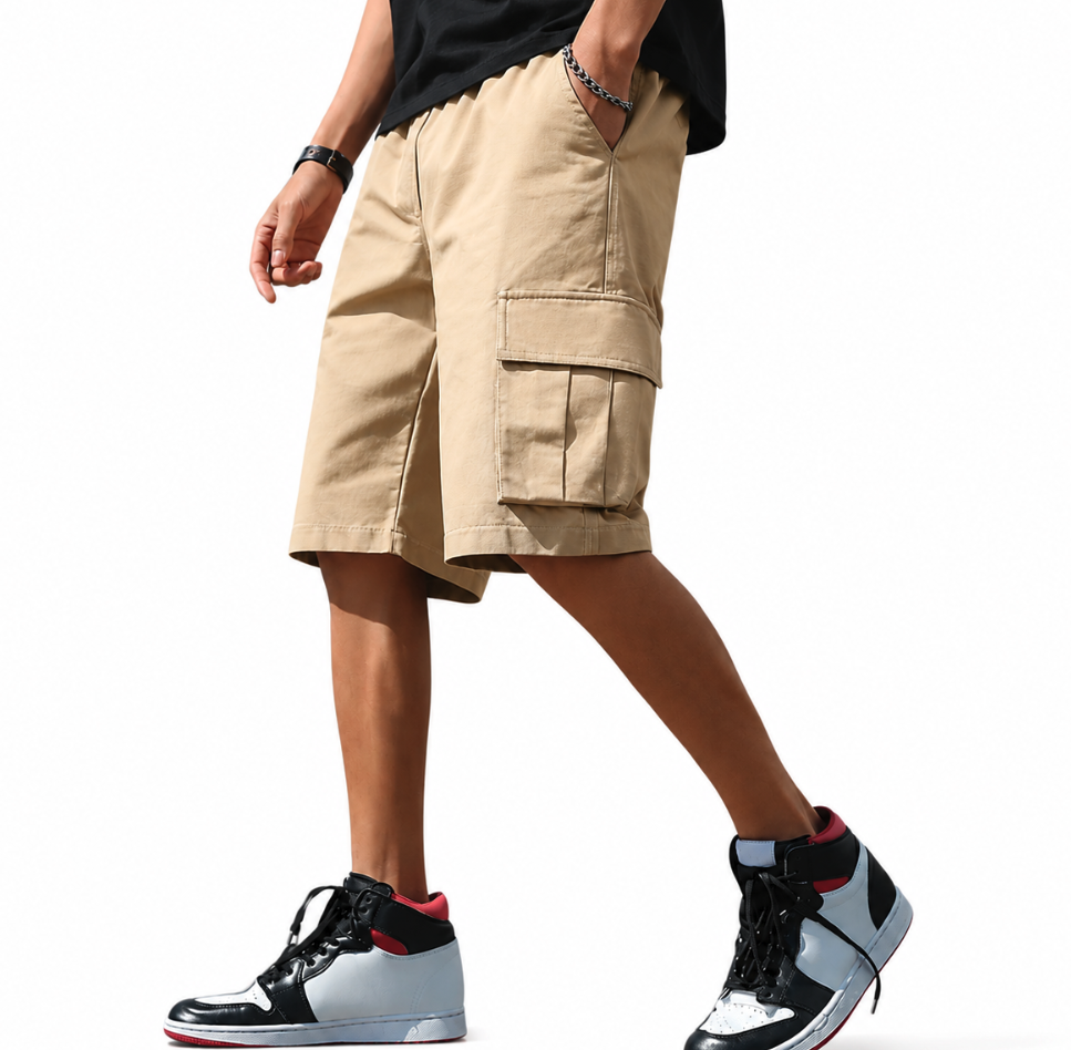 Herr Shorts | Rak Modell | Med Fickor | Sommar