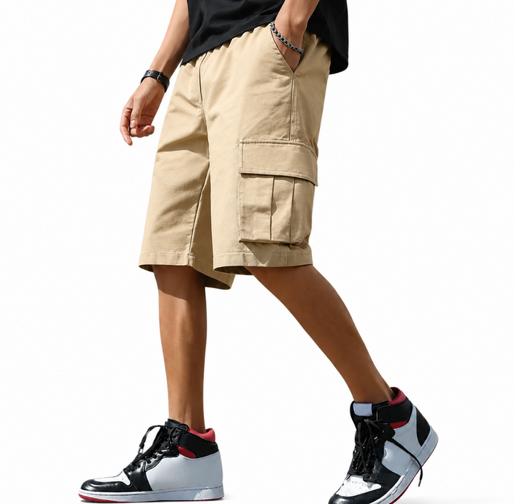 Herr Shorts | Rak Modell | Med Fickor | Sommar