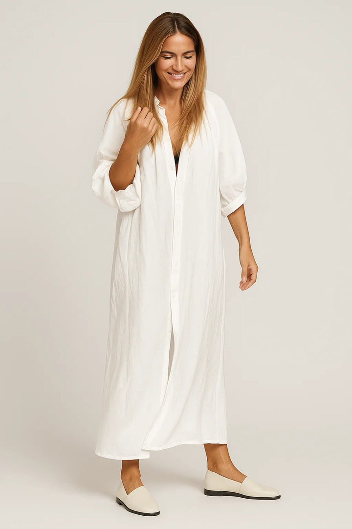 Dam Klänning | Oversized | Knäppning | Sommar