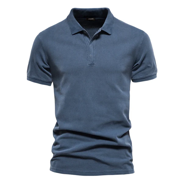 Herr Topp | Slimfit | Kort Ärm Med Knappar | Sommar