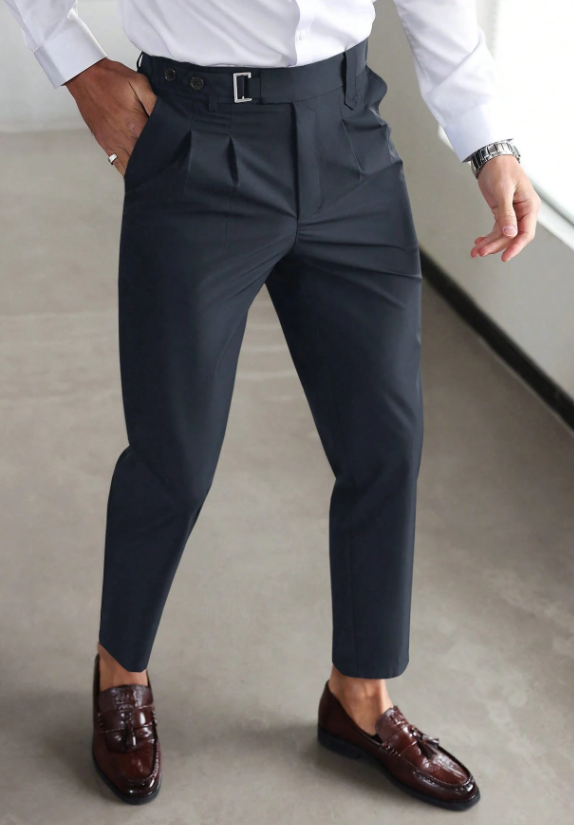Herr Byxor | Tapered | Hög Midja | Sommar