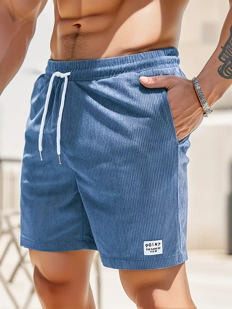 Herr Shorts | Rak Modell | Med Dragsnöre | Sommar