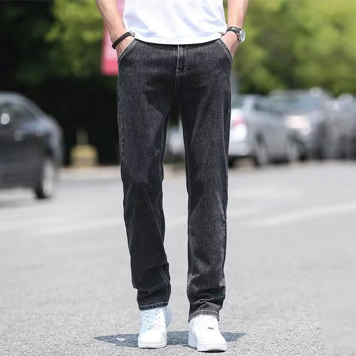 Herr Jeans | Straight | Med Knapp | Sommar