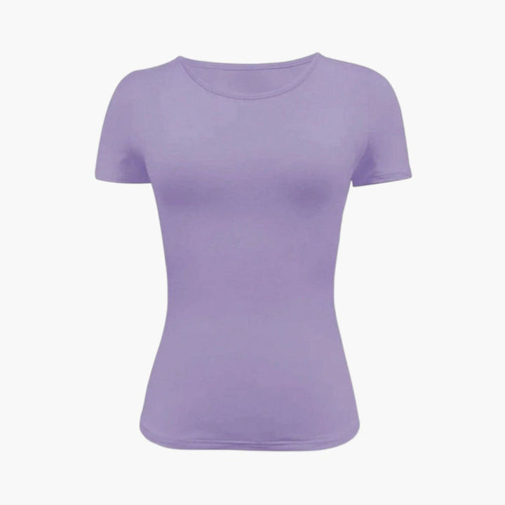 Dam Topp | Slimfit | Kort Ärm | Sommar