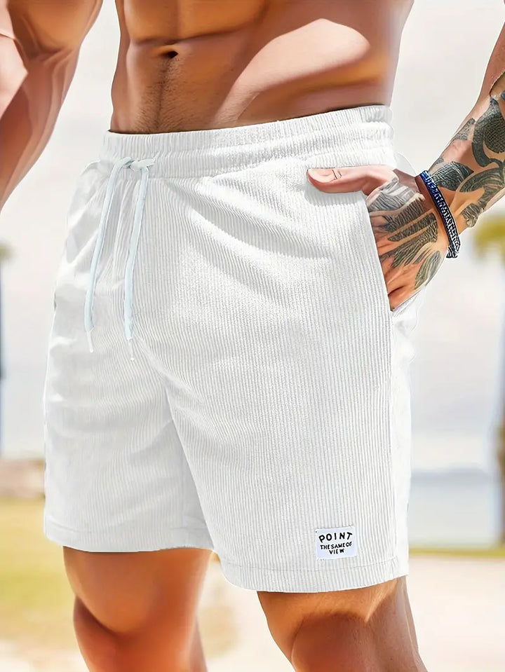 Herr Shorts | Rak Modell | Med Dragsnöre | Sommar
