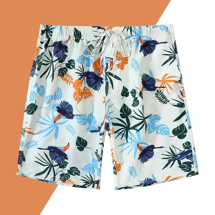 Herr Badshorts | Retro Rak | Elastisk Midja | Sommar