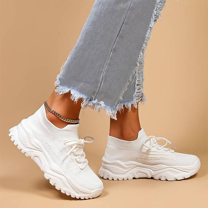 Dam Sneakers | Sportig | Snörning | Sommar