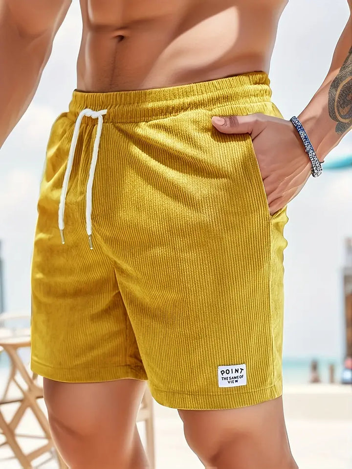 Herr Shorts | Rak Modell | Med Dragsnöre | Sommar