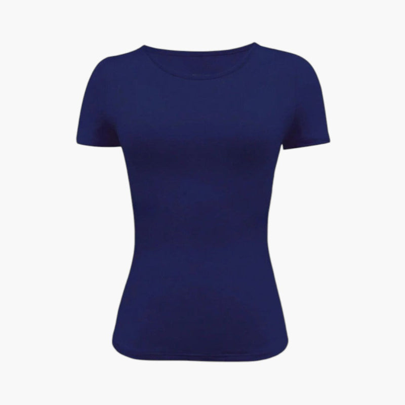 Dam Topp | Slimfit | Kort Ärm | Sommar