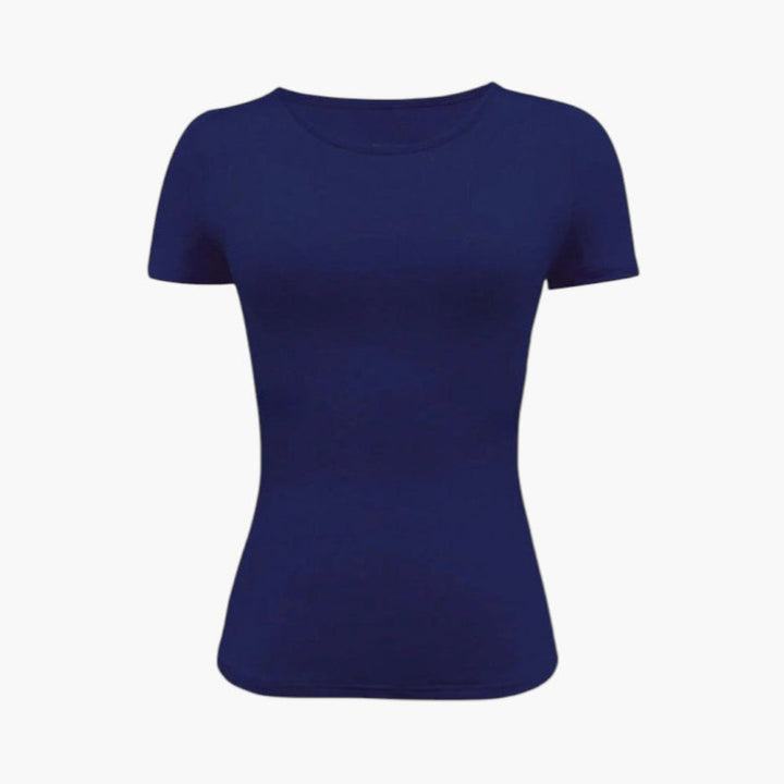 Dam Topp | Slimfit | Kort Ärm | Sommar