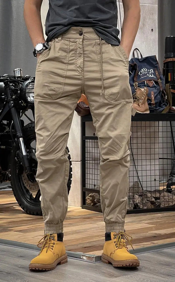 Herr Byxor | Cargo | Elastisk Midja | Sommar