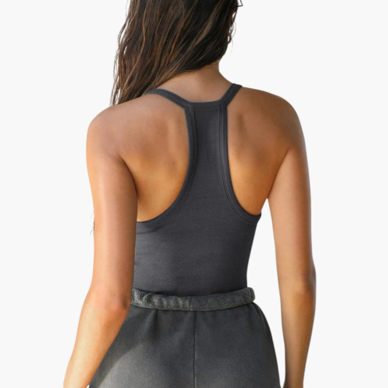 Dam Linne | Slimfit | V-Ringad | Sommar