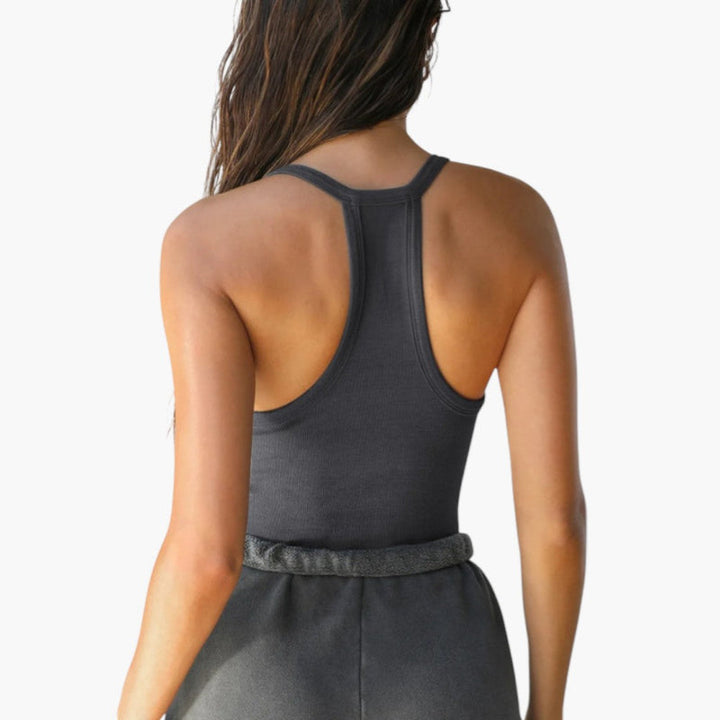 Dam Linne | Slimfit | V-Ringad | Sommar