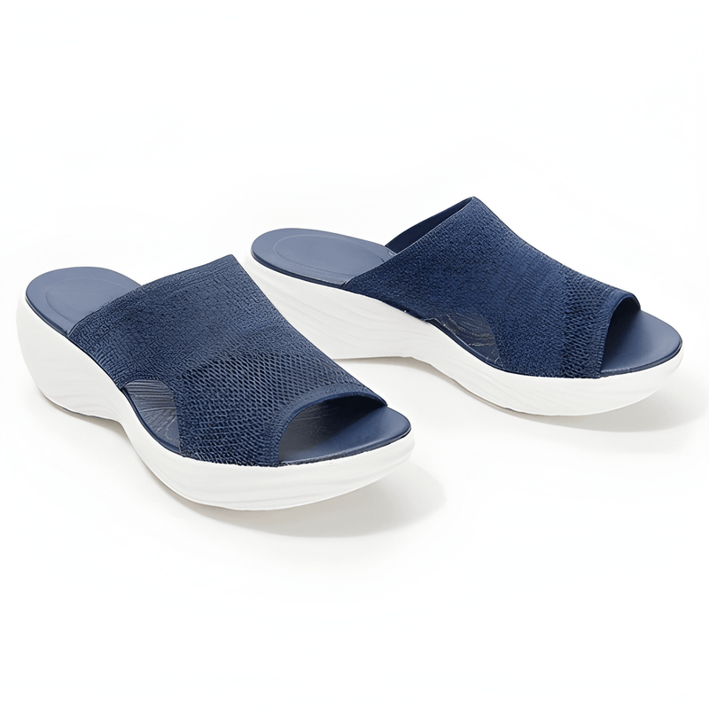 Sommarsandaler för Dam | Lättvikt & Halkfria | Bekväm Passform | Mjuk Dämpad Sula