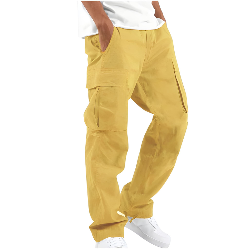 Herr Cargo Byxor | Straight | Med Zipperfickor | Sommar