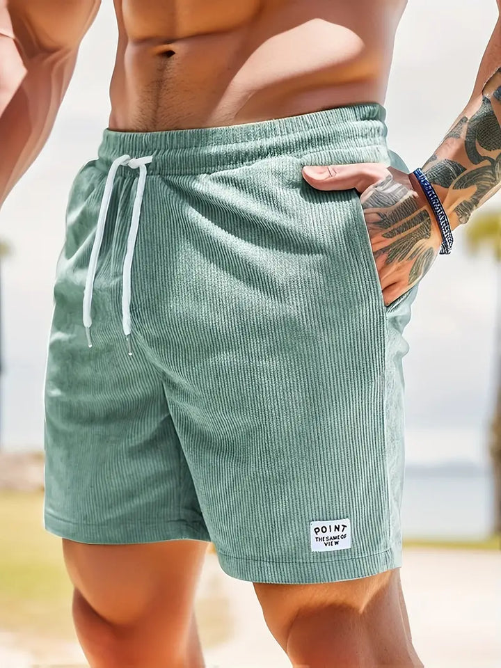 Herr Shorts | Rak Modell | Med Dragsnöre | Sommar