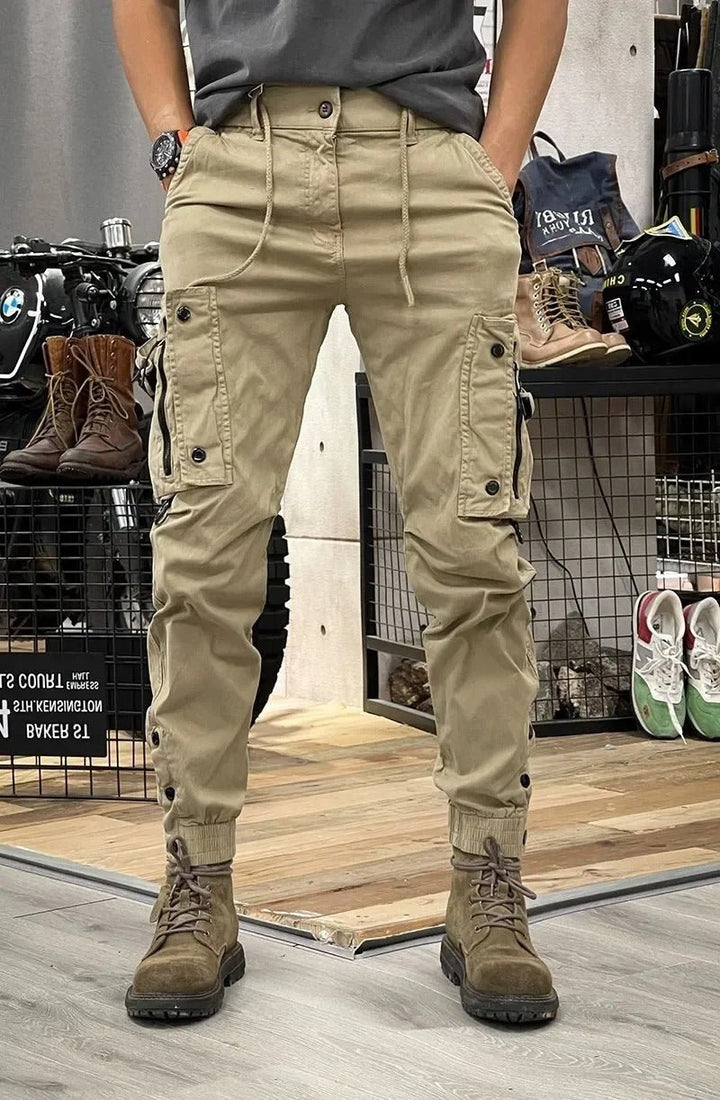 Herr Byxor | Cargo | Elastisk Midja | Sommar