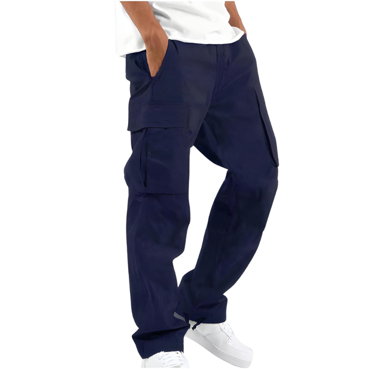 Herr Cargo Byxor | Straight | Med Zipperfickor | Sommar